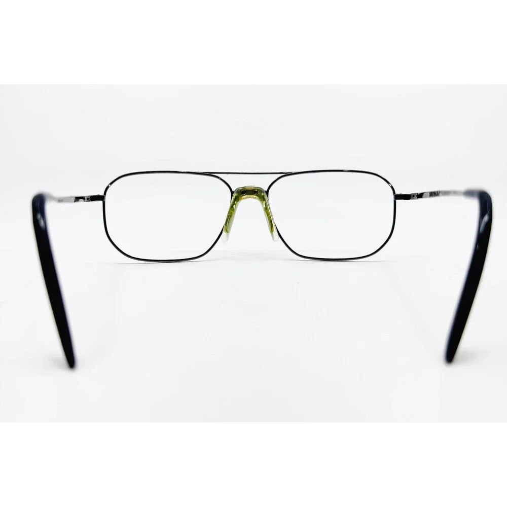 Stetson Eyeglasses Mens Gunmetal Aviator Full Rim Metal Frames 56-18-145